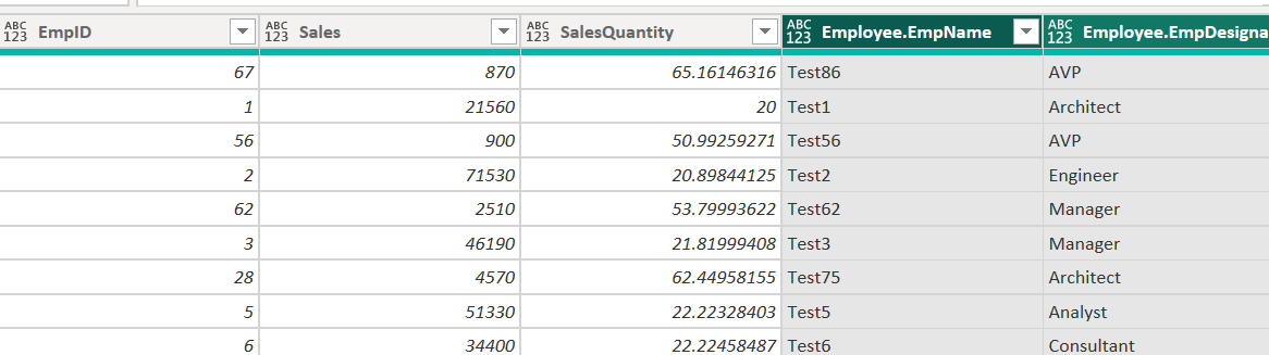 Inner Join Power BI merge 2