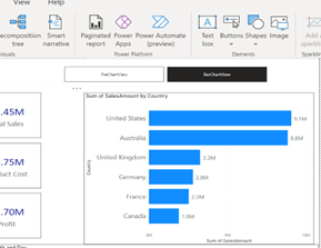 Bookmark Navigator PowerBI step 2