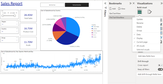 Current page property in PowerBI step 2