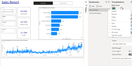 Current page property in PowerBI