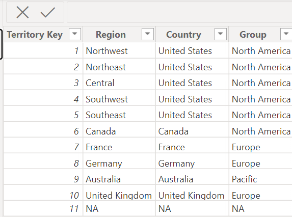 Power BI Drill Down Data 