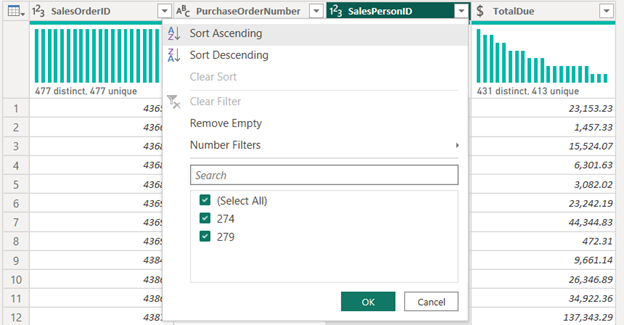 basic append in Power BI step 6