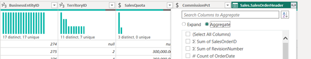 merge with aggregate in Power BI step 3