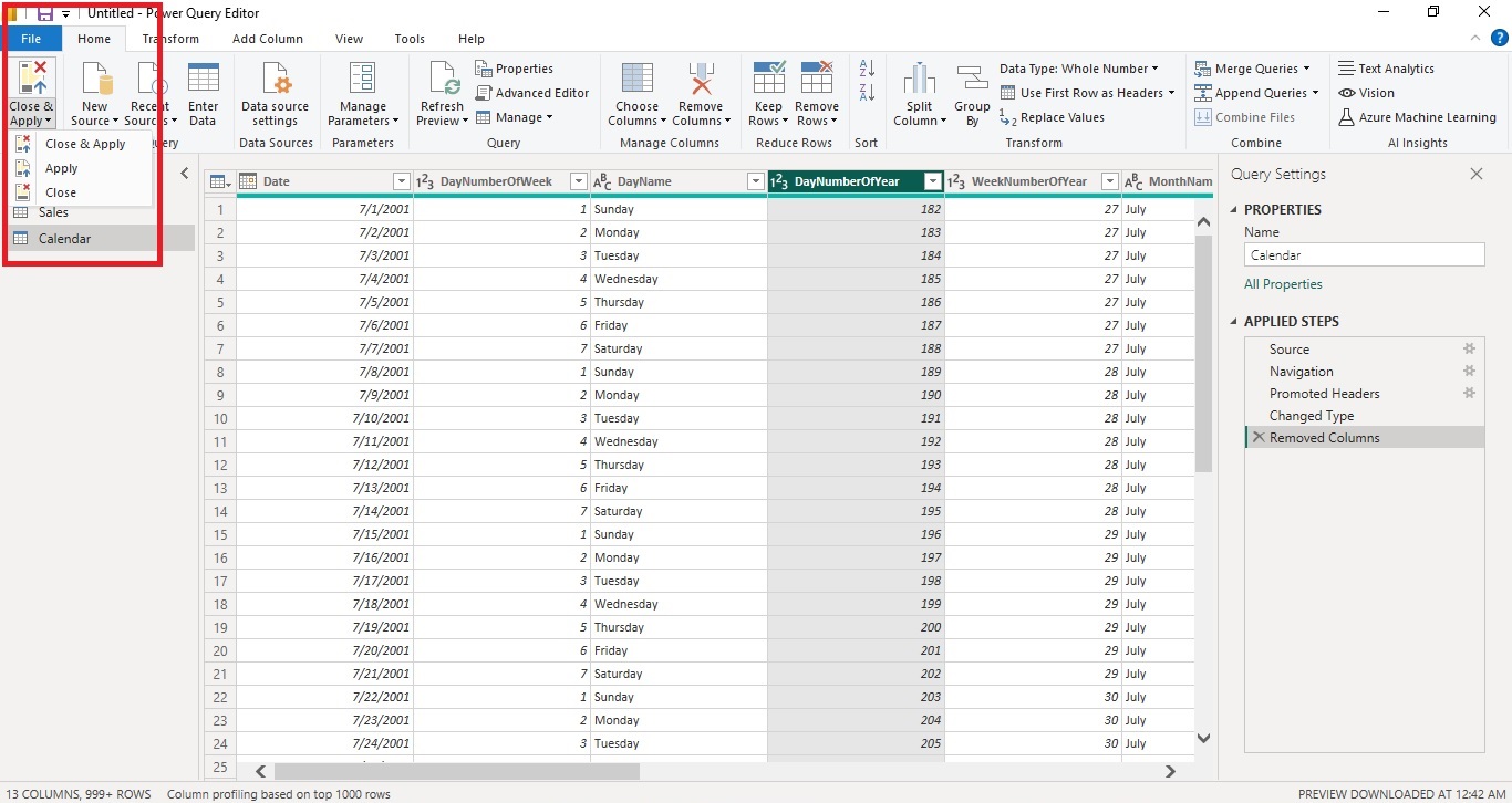 Power BI Hide columns with no data Vidicorp