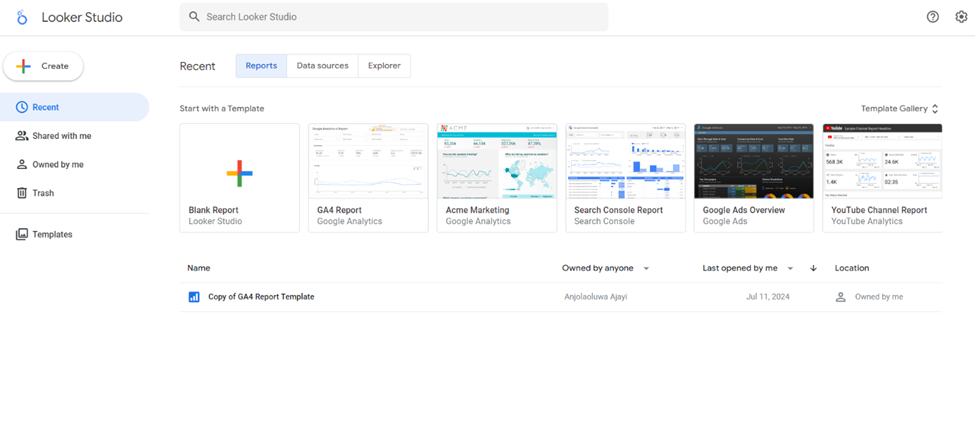 Build a SEO Dashboard with Google Analytics Data