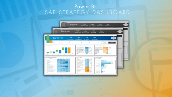 Painel de estratégia do SAP Power BI