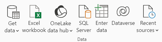 Menu de conectividade e integração de dados no Power BI
