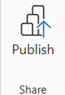 Botão Publicar do Power BI