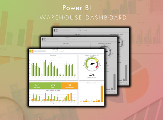 Power bi warehouse dashboard
