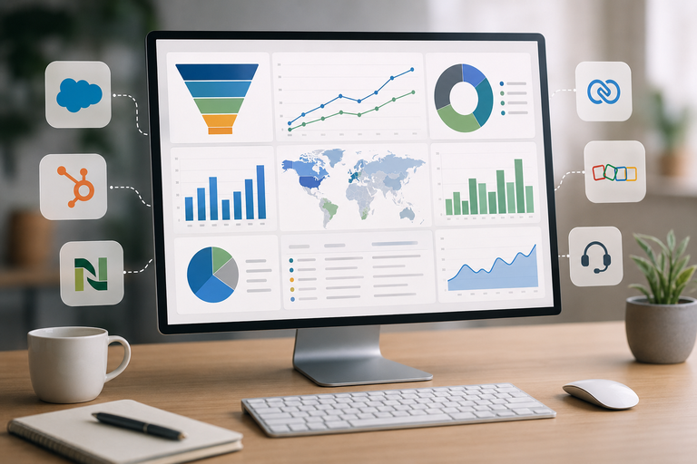 CRM power bi dashboards