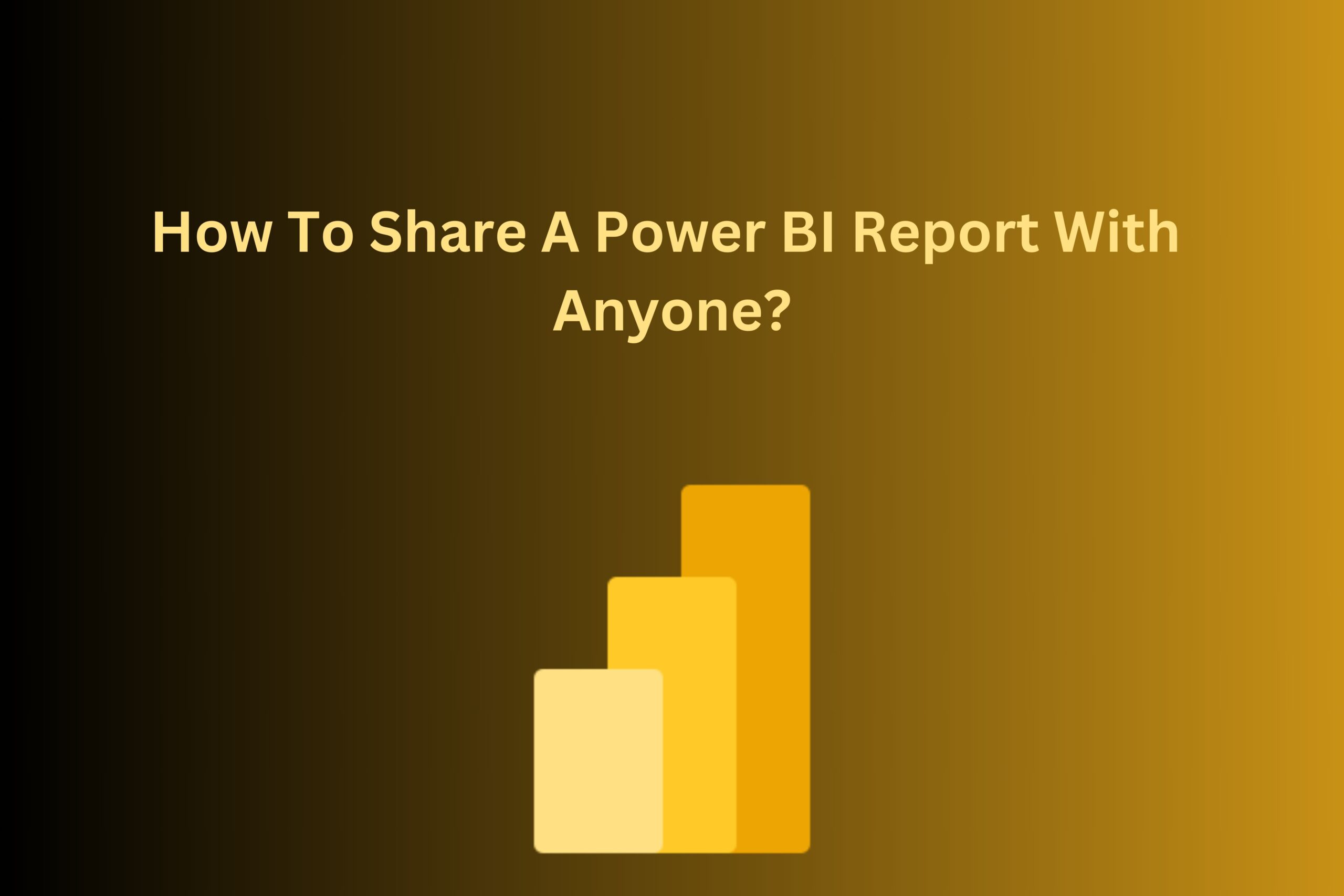 Share a power BI report