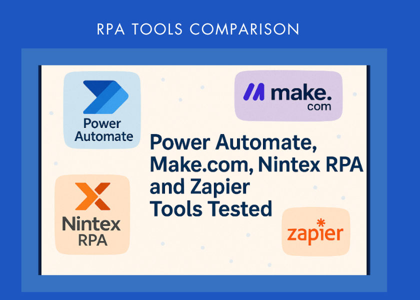 rpa tools comparison