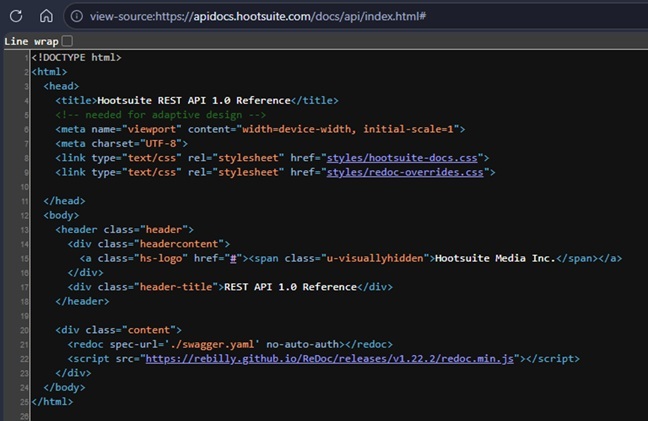 Hootsuite API Spec File