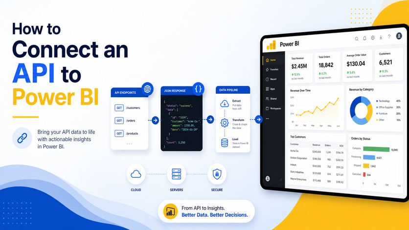 connect API to power bi with vide coding