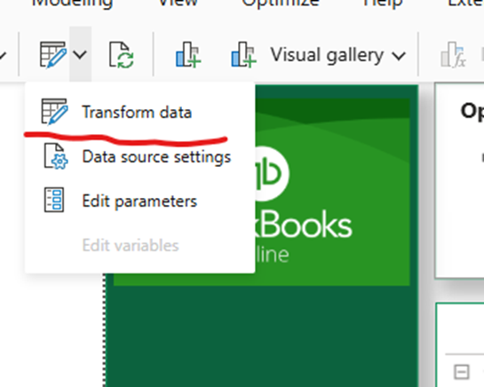 Transform data