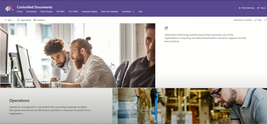Sharepoint document