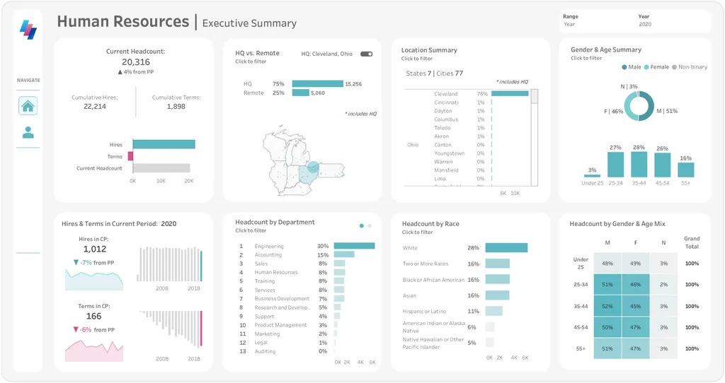 HR Dashboard for CEO