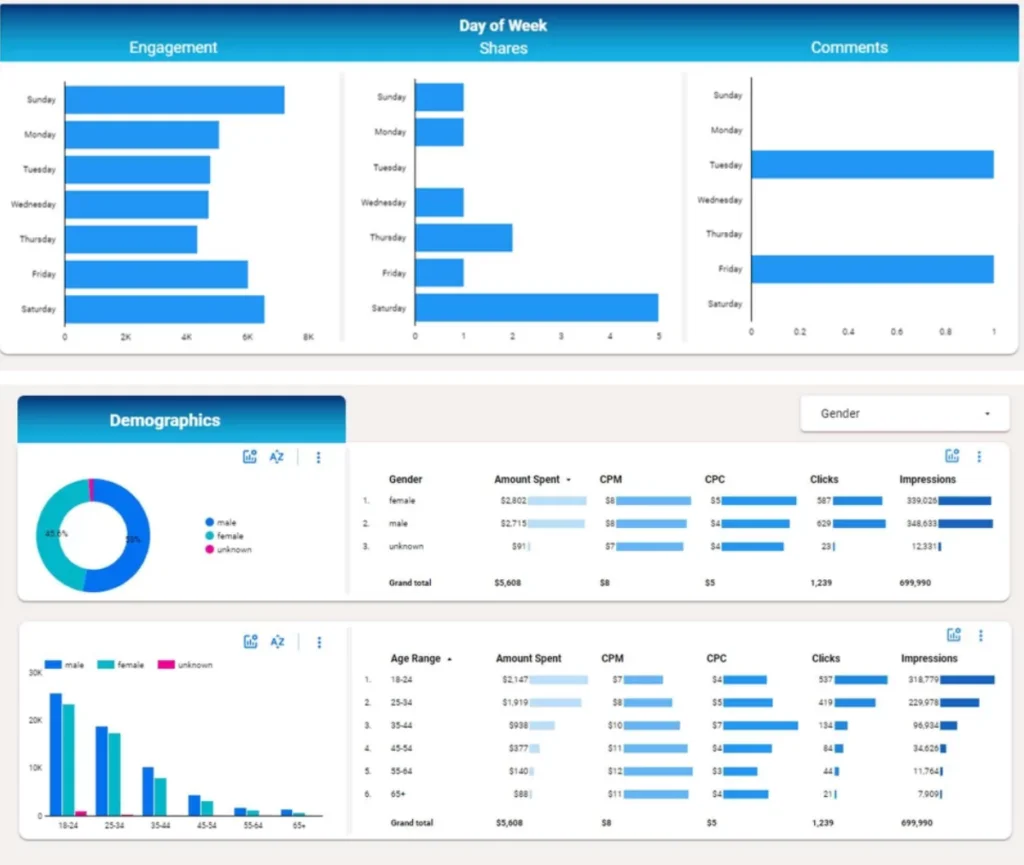 instagram ads - Marketing Agency Dashboards