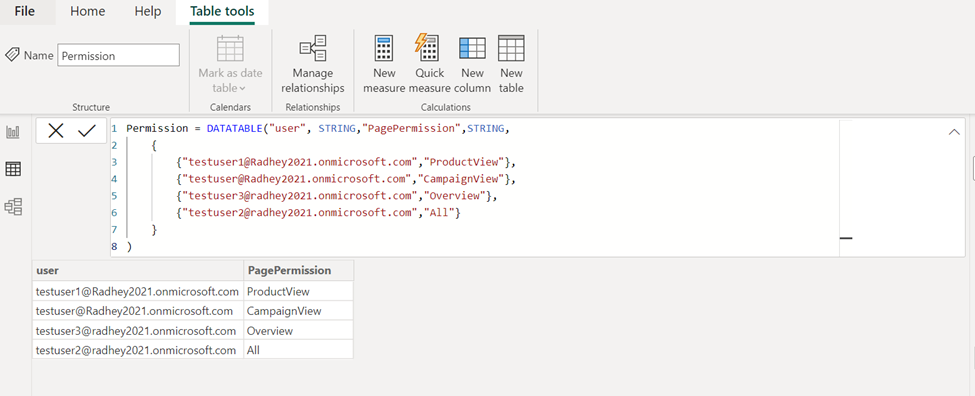 Use Row Level Security