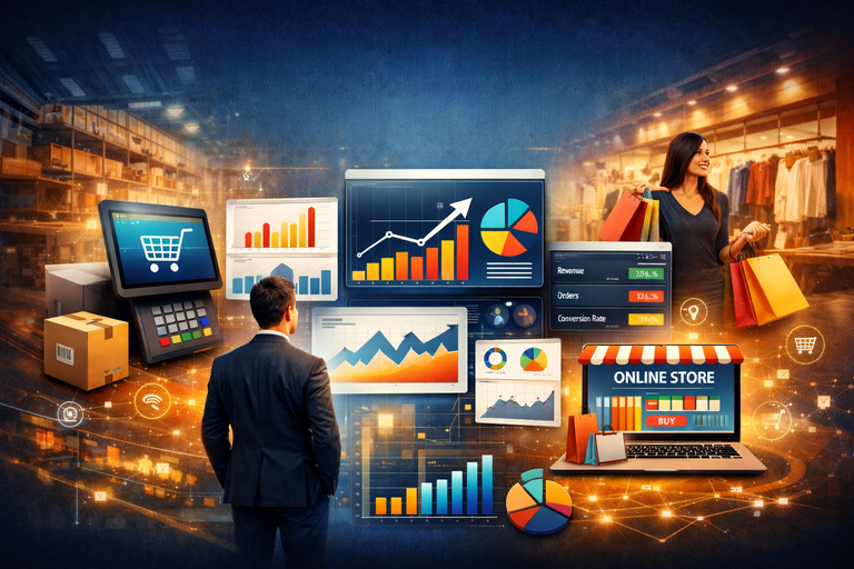 retail business intelligence charts