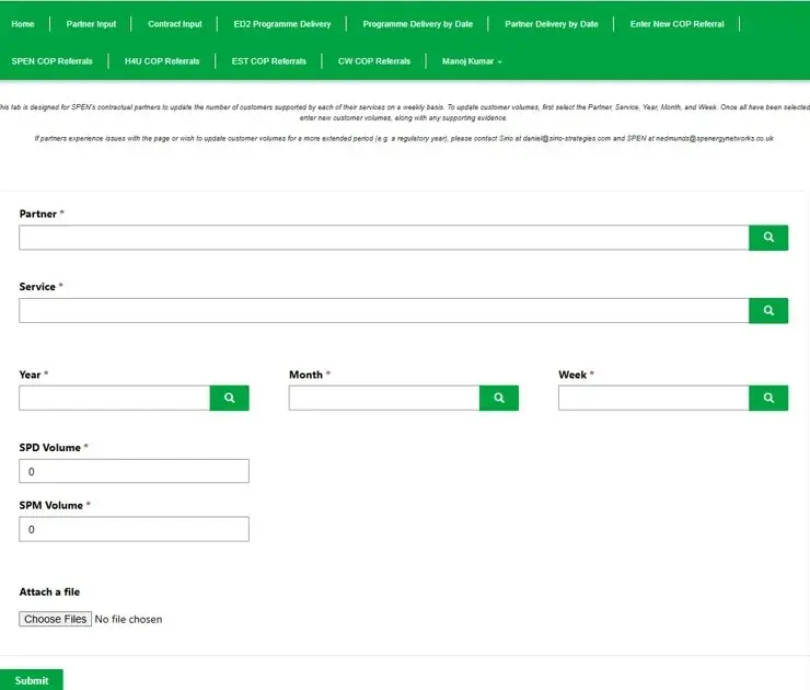 Partner Data Entry Power Pages Example
