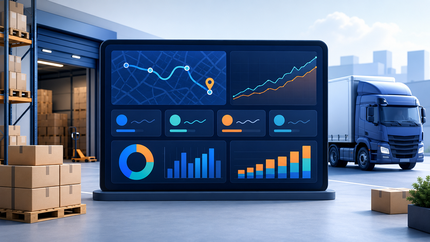 Power BI logistics dashboard