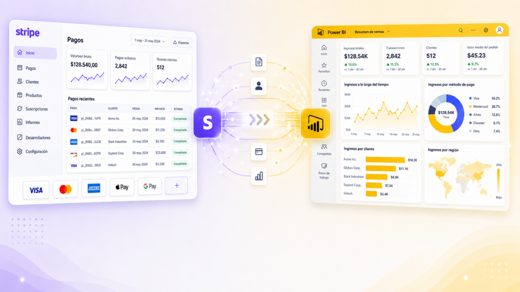 Cómo conectar Stripe a Power BI