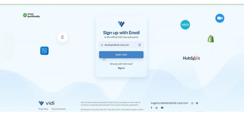 Register account