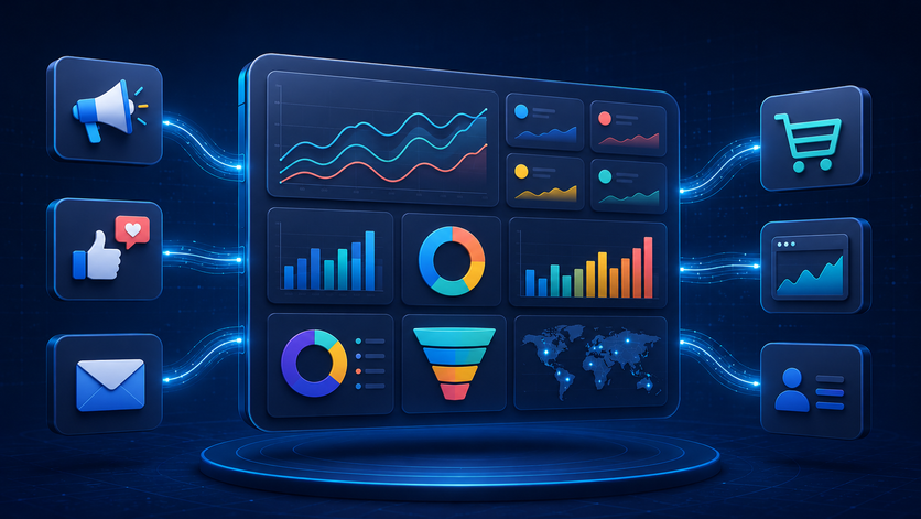 power bi marketing analytics dashboard