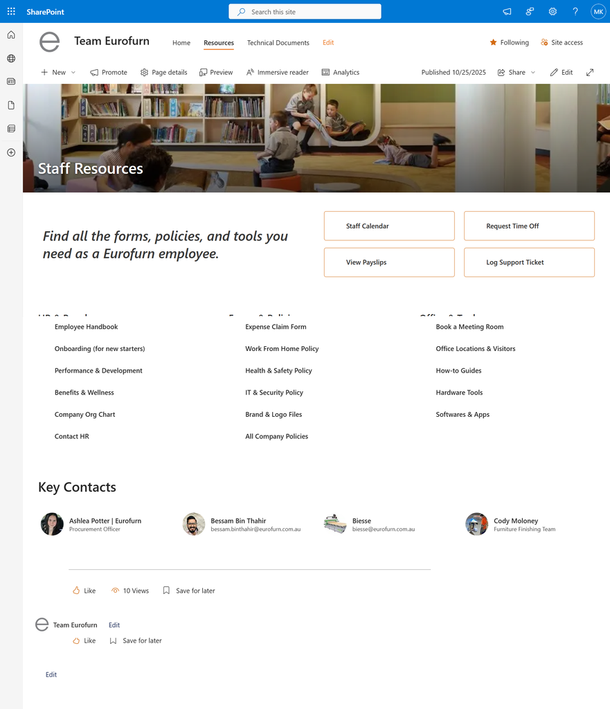 Employee Self-Service Hub