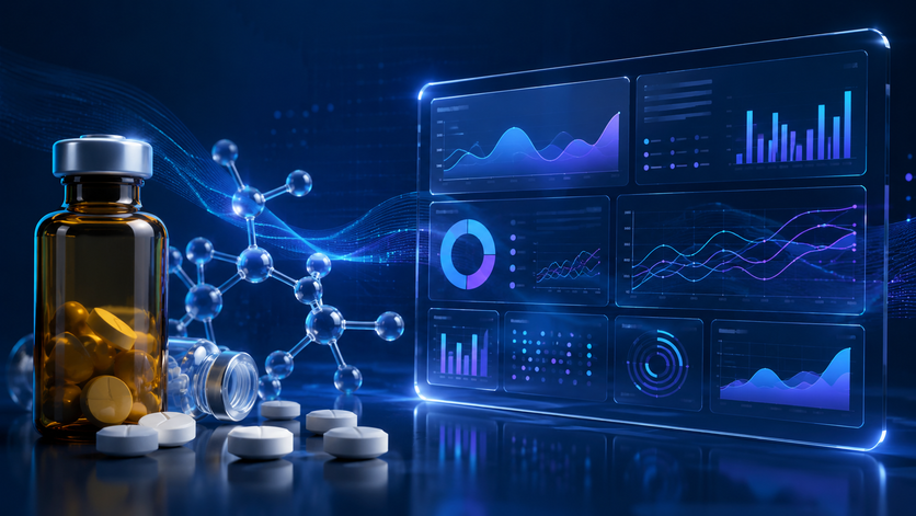 pharmaceutical business intelligence dashboard in Power BI